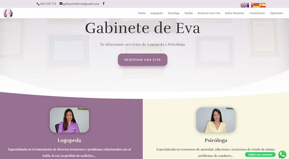 Gabinete de Eva - Clínica de Logopedia en Quesada